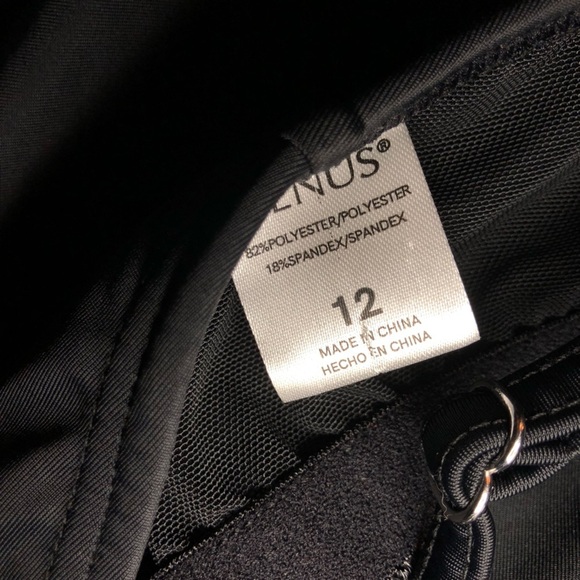 VENUS Black Ruched One Piece Swimwear sizes 12 and 16 NWOT - Picture 7 of 12